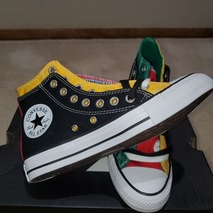 Red, Yellow, Green, & Purple Unisex Converse